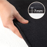 Sky Soft Uni Basic - Rond Vloerkleed - Laagpolig - Effen Kleur - Zwart - Woonkamer Tapijt - Anti-Slip Rug