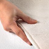 Sky Soft Uni Basic - Rond Vloerkleed - Laagpolig - Effen Kleur - Creme - Woonkamer Tapijt - Anti-Slip Rug