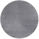 Sky Soft Uni Basic - Rond Vloerkleed - Laagpolig - Effen Kleur - Grijs - Woonkamer Tapijt - Anti-Slip Rug