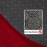 Sky Soft Uni Basic - Rond Vloerkleed - Laagpolig - Effen Kleur - Rood - Woonkamer Tapijt - Anti-Slip Rug