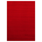 Sky Soft Uni Basic - Vloerkleed - Laagpolig - Effen Kleur - Rood - Woonkamer Tapijt - Anti-Slip Rug