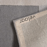 Nomade Organi Vloerkleed Organisch Wol Laagpolig Grijs