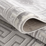 Harmony Oosters Vloerkleed Medaillon Grijs