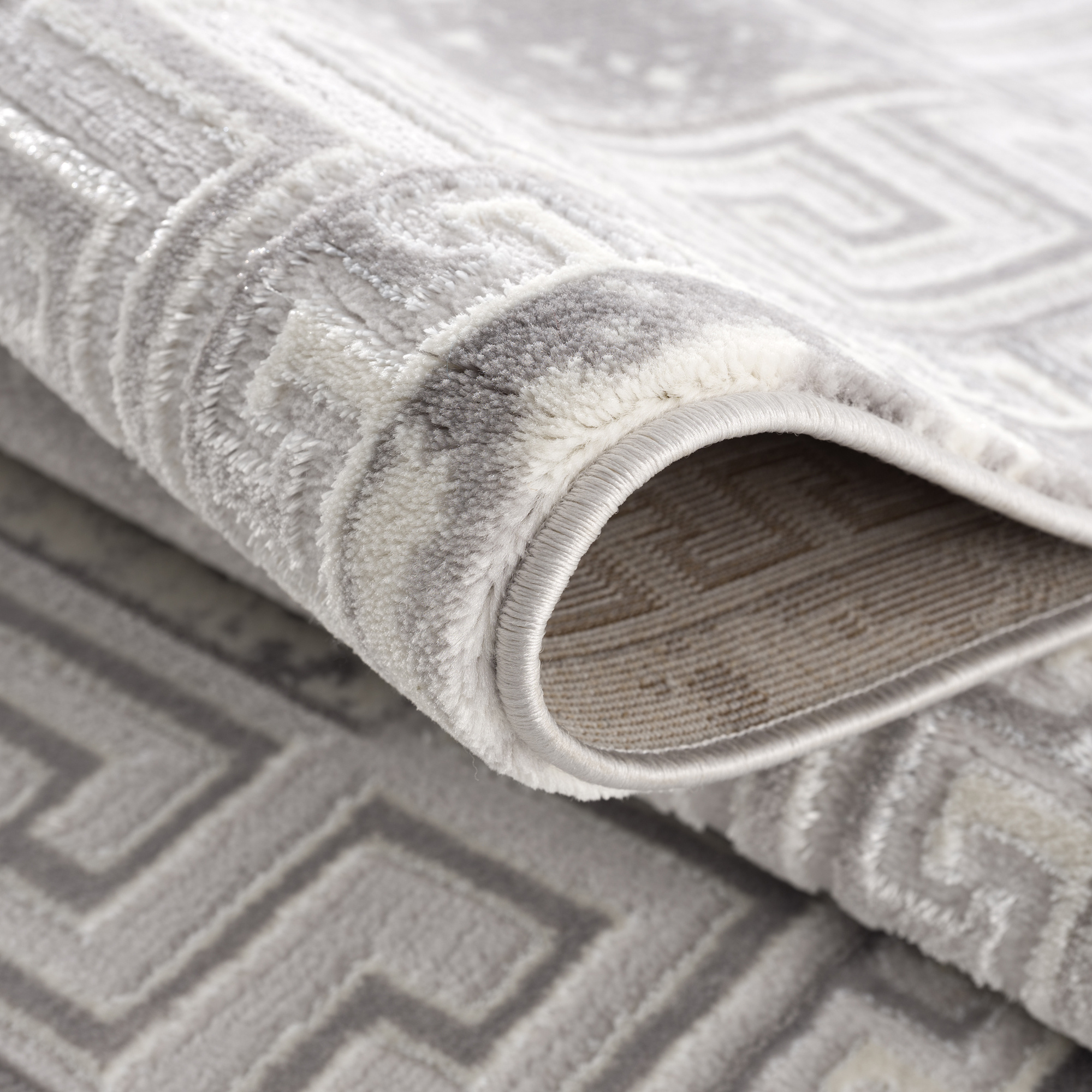 Harmony Oosters Vloerkleed Medaillon Grijs