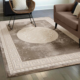 Harmony Oosters Vloerkleed Medaillon Beige