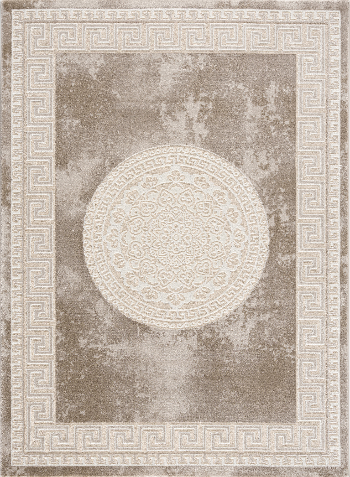 Harmony Oosters Vloerkleed Medaillon Beige