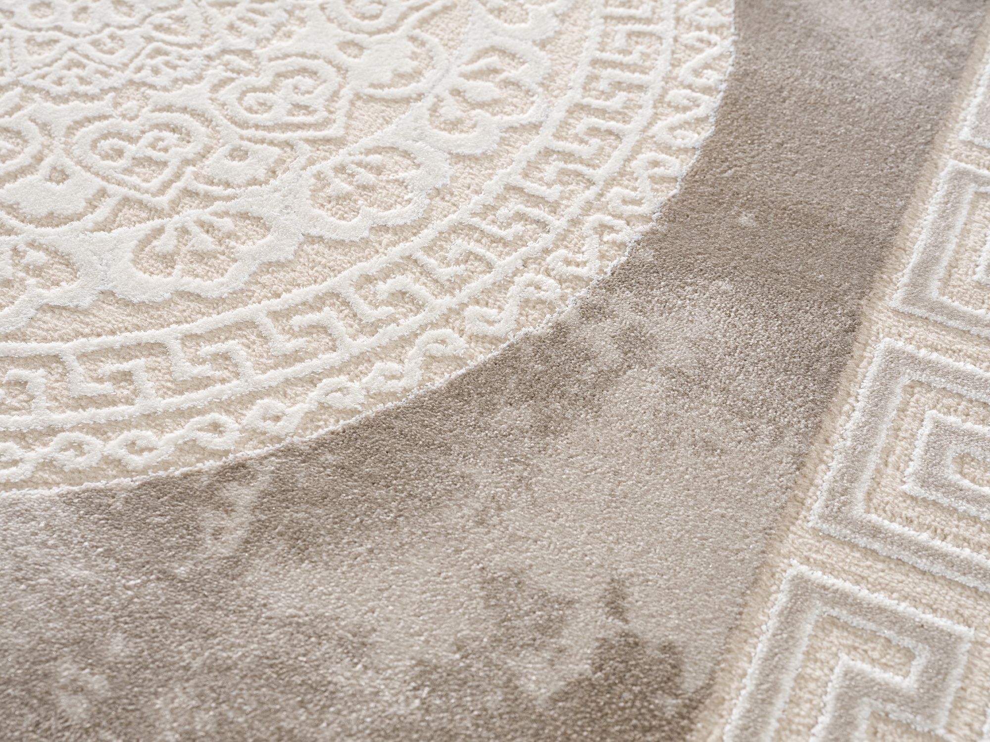 Harmony Oosters Vloerkleed Medaillon Beige