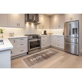 Kitchen Cook & Eat Keukenloper - Anti-slip - Machine Wasbaar - 100% Polyester - Modern Design - Beige