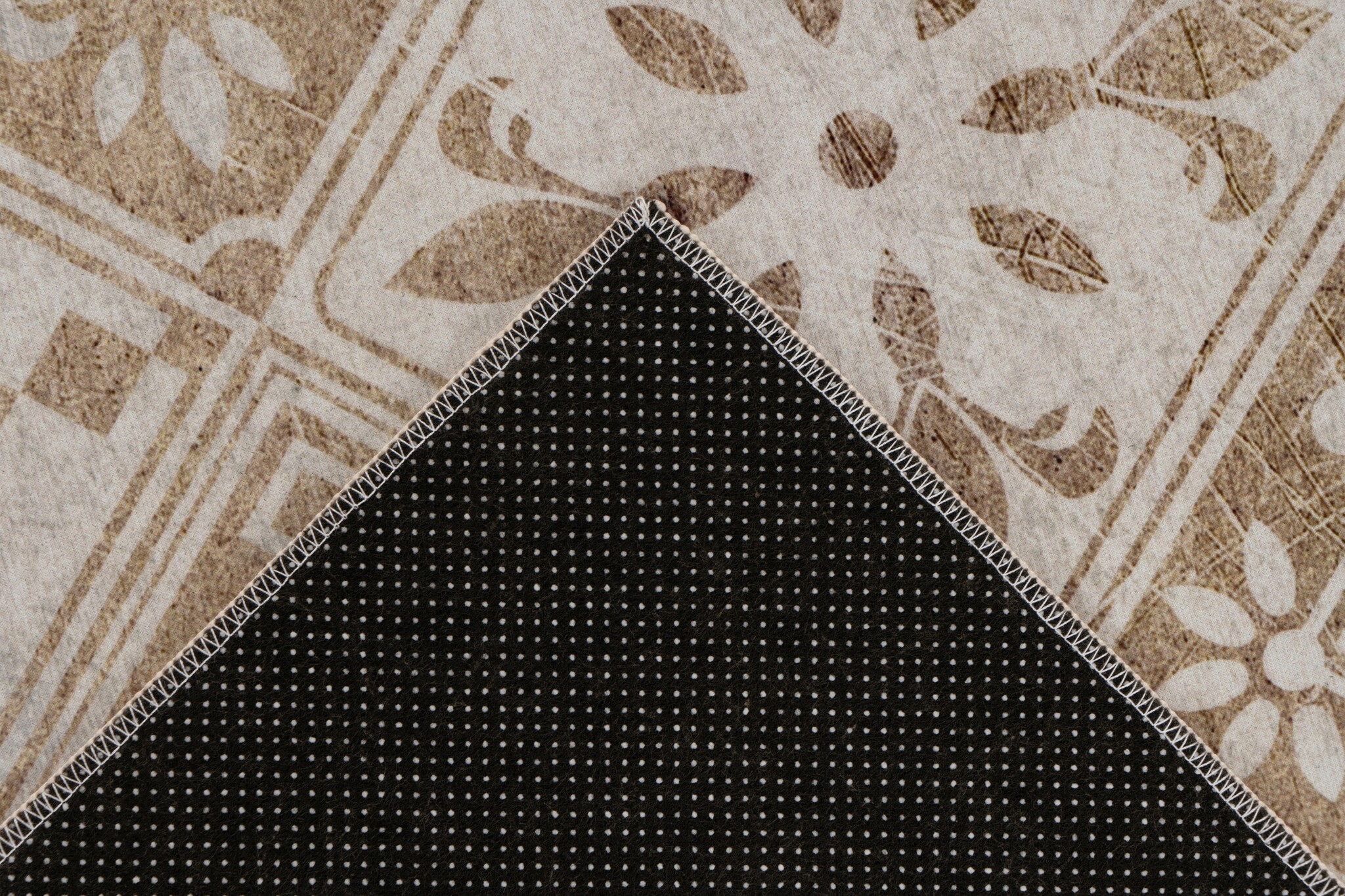 Keukentapijt Vinyl 180 Cm – Antislip, Wasbaar, Damast Beton Design, Made In Italy