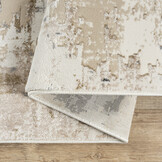 Fashion Marmer - Vloerkleed - Laagpolig - Modern Design - Marmerlook - Beige Grijs