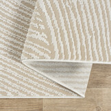 Japandi Abstract - Vloerkleed - Laagpolig - Modern Design - Creme Beige