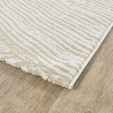 Japandi Abstract - Vloerkleed - Laagpolig - Modern Design - Creme Beige