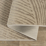 Japandi Abstract - Vloerkleed - Laagpolig - Modern Design - Effen Uni - Beige