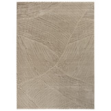 Japandi Abstract - Vloerkleed - Laagpolig - Modern Design - Effen Uni - Beige