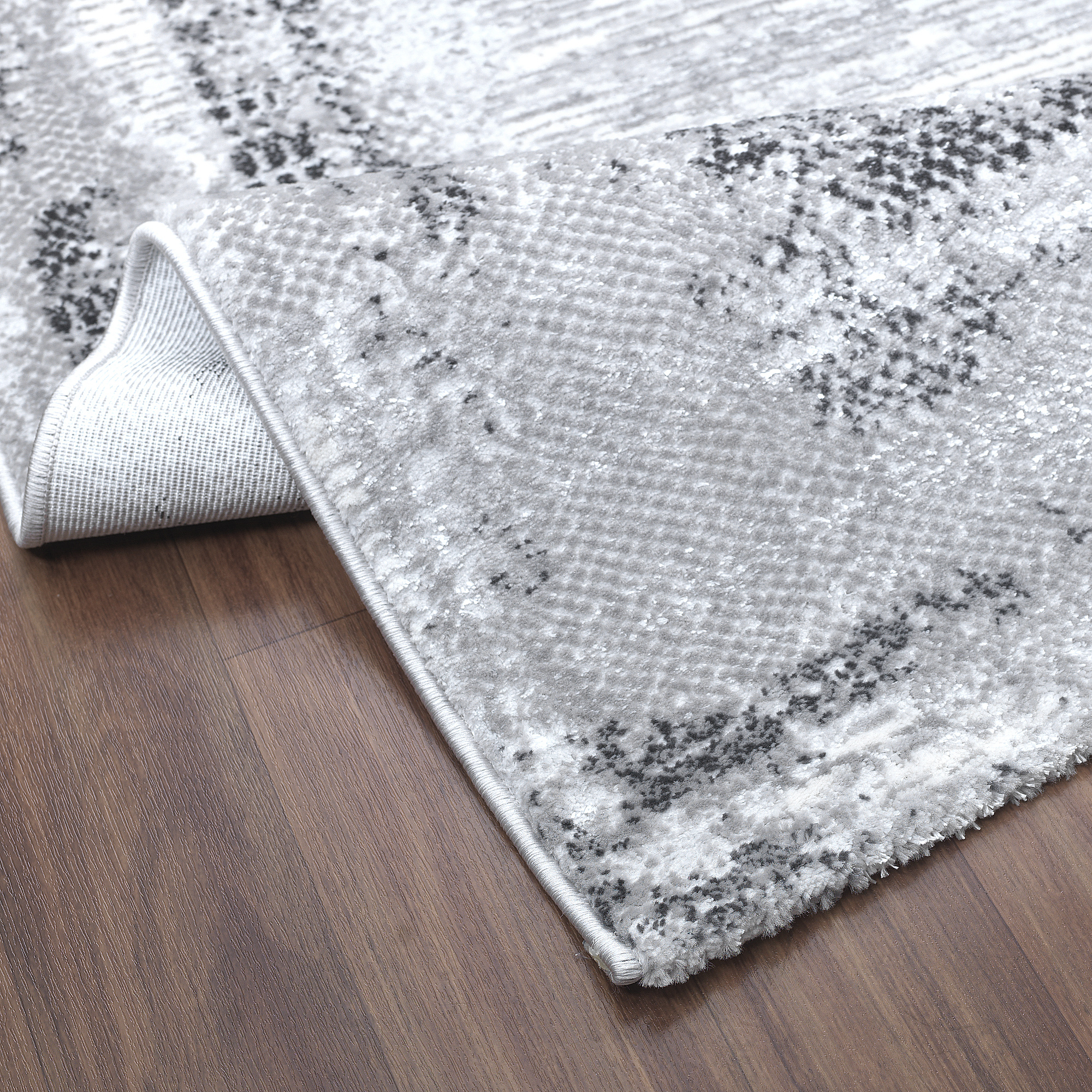 Fashion Relax Plus Laagpolig Vloerkleed Lichtgrijs
