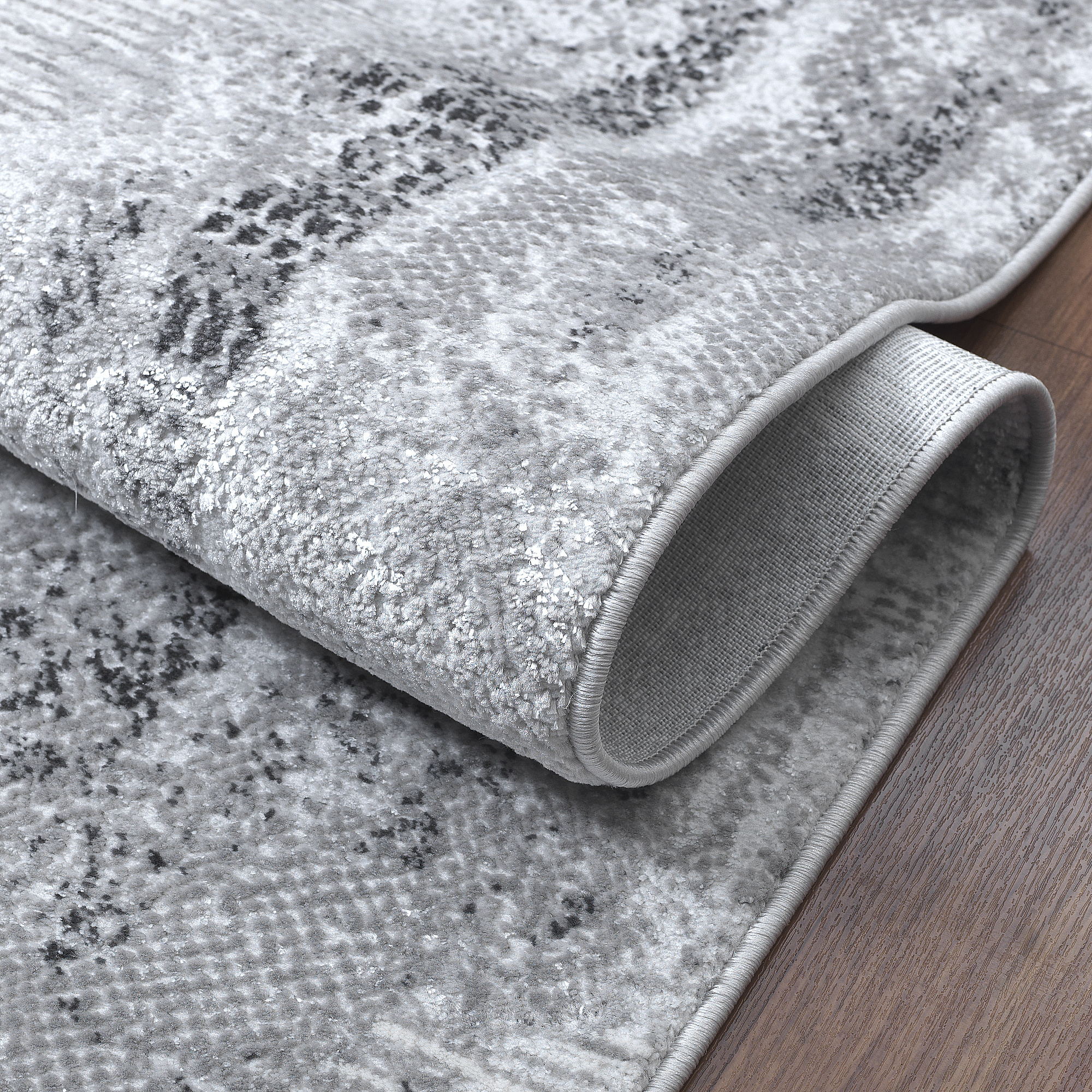 Fashion Relax Plus Laagpolig Vloerkleed Lichtgrijs