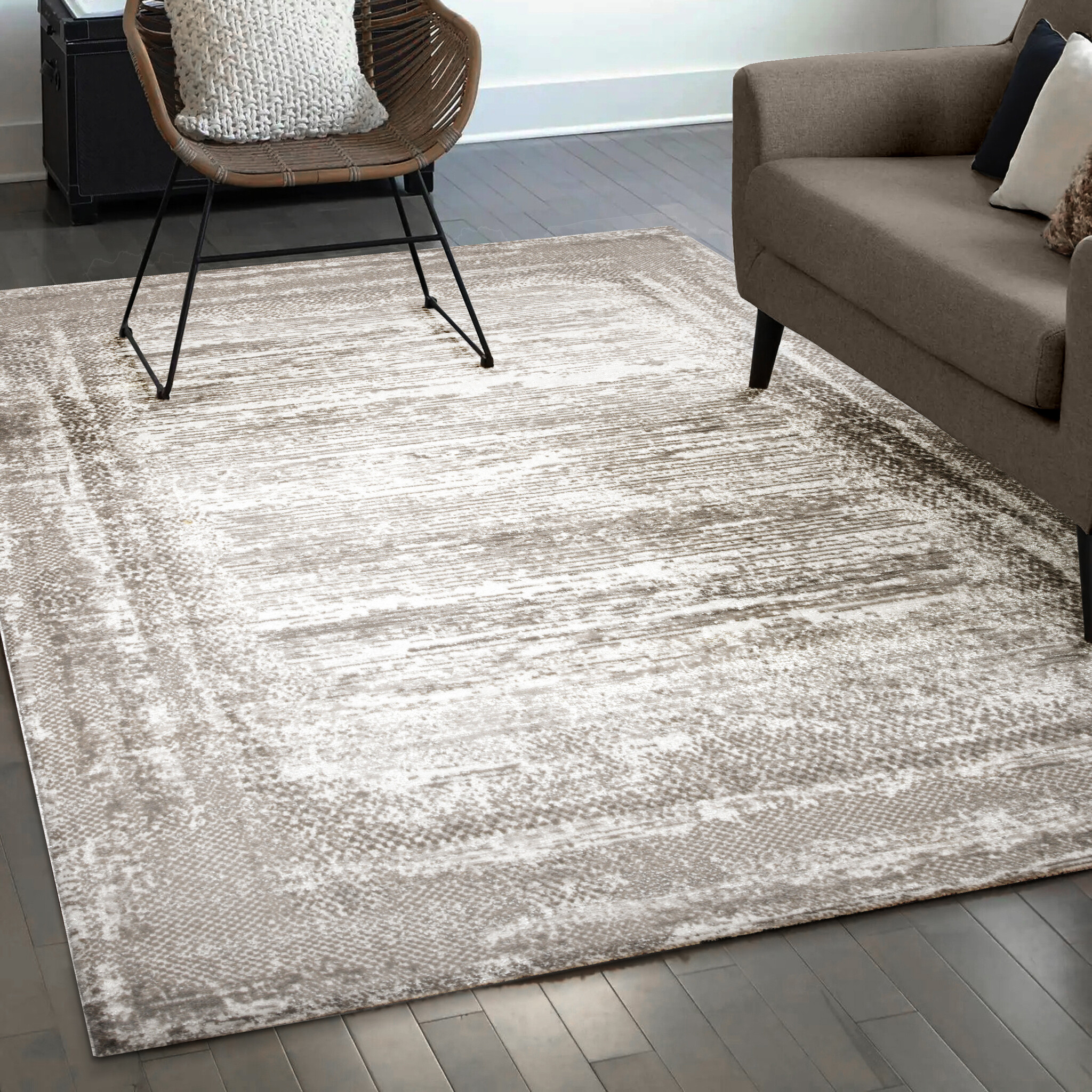 Fashion Relax Plus Laagpolig Vloerkleed Beige