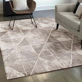 Harmony Mystic Abstract Vloerkleed Beige