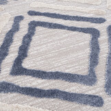 Evra Burano - Modern Vloerkleed - Laagpolig Tapijt - Grijs Blauw