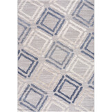 Evra Burano - Modern Vloerkleed - Laagpolig Tapijt - Grijs Blauw