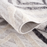 Evra Burano - Modern Vloerkleed - Laagpolig Tapijt - Grijs Creme