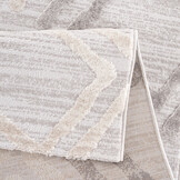 Evra Burano - Modern Vloerkleed - Laagpolig Tapijt - Grijs Creme