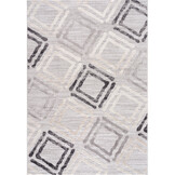 Evra Burano - Modern Vloerkleed - Laagpolig Tapijt - Grijs Creme