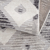 Evra Basic Home - Modern Vloerkleed - Laagpolig Tapijt - Grijs Creme