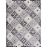 Evra Basic Home - Modern Vloerkleed - Laagpolig Tapijt - Grijs Creme