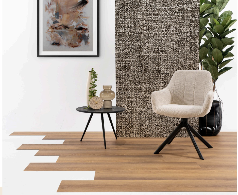 Heritage Vloer PVC Dryback - Houtlook - Duurzaam - Lange plank