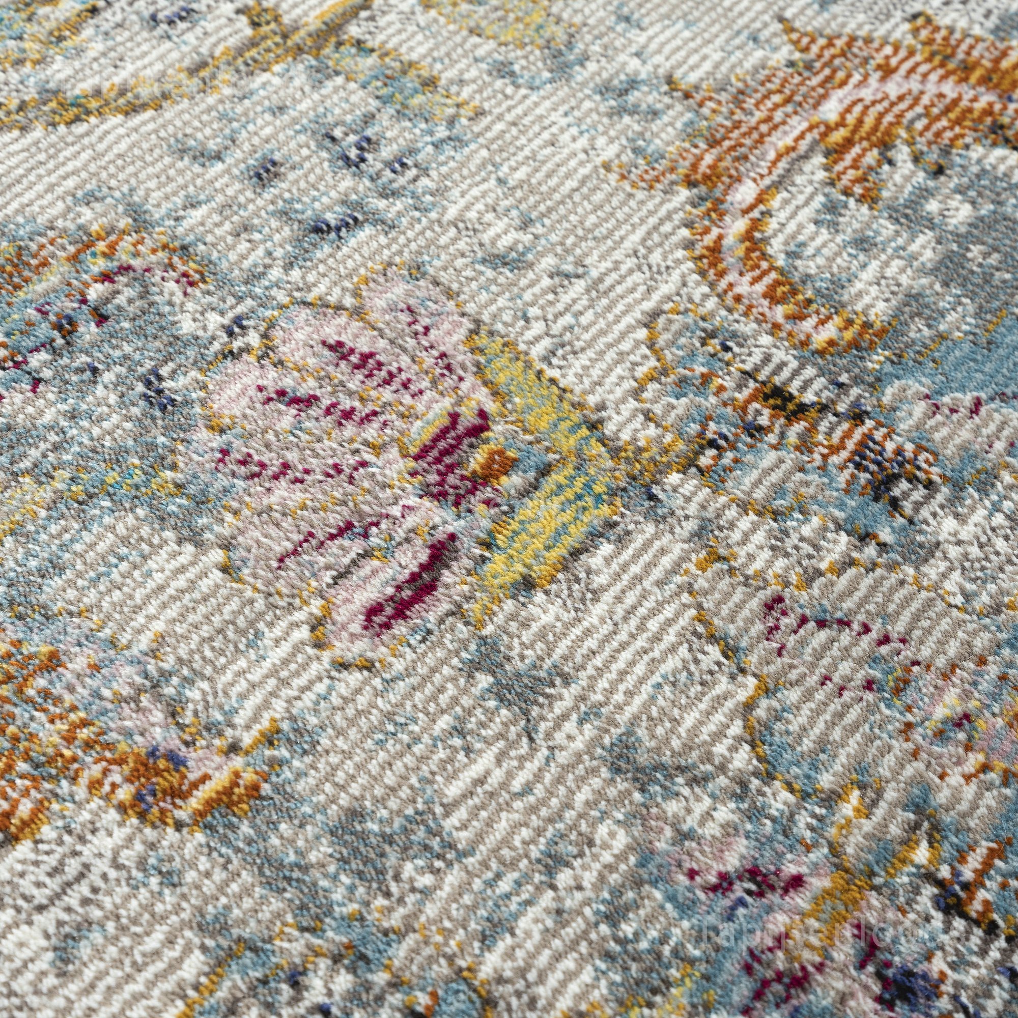 Picasso Sarough Vintage Vloerkleed Creme / Beige Laagpolig