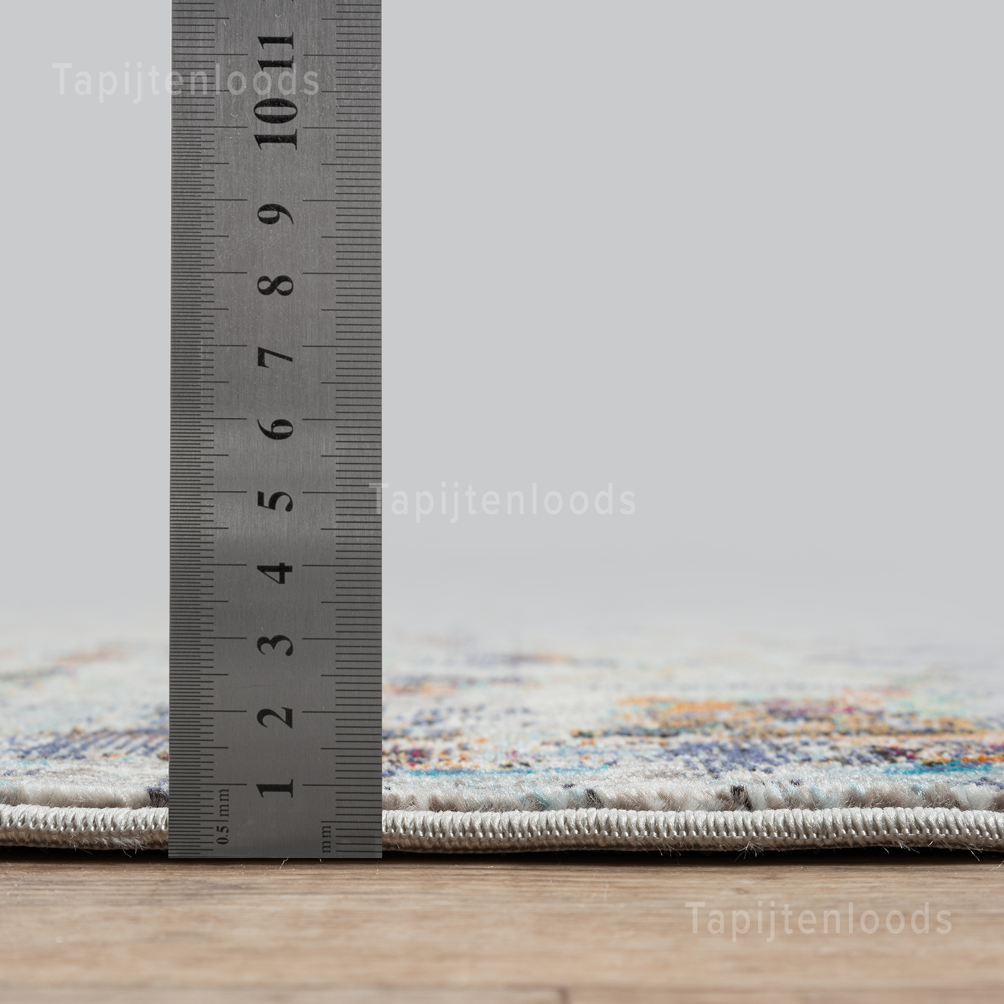 Picasso Sarough Vintage Rond Vloerkleed Creme / Beige Laagpolig