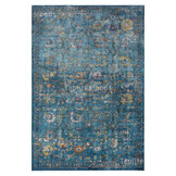 Picasso Sarough Vintage Vloerkleed Blauw Laagpolig