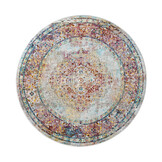 Picasso Keshan Vintage Rond Vloerkleed Multi / Beige Laagpolig
