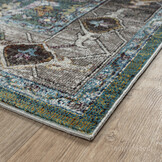 Tapijtenloods Picasso Pablo Vintage Rond Vloerkleed Groen / Multi Laagpolig