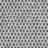 Lora Plus Laagpolig Effen Vloerkleed - Geweven Design - Zwart  Wit