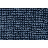 Indiana Fluffy Soft - Effen Badmat met Uitsparing - Soft Touch - Blauw Navy