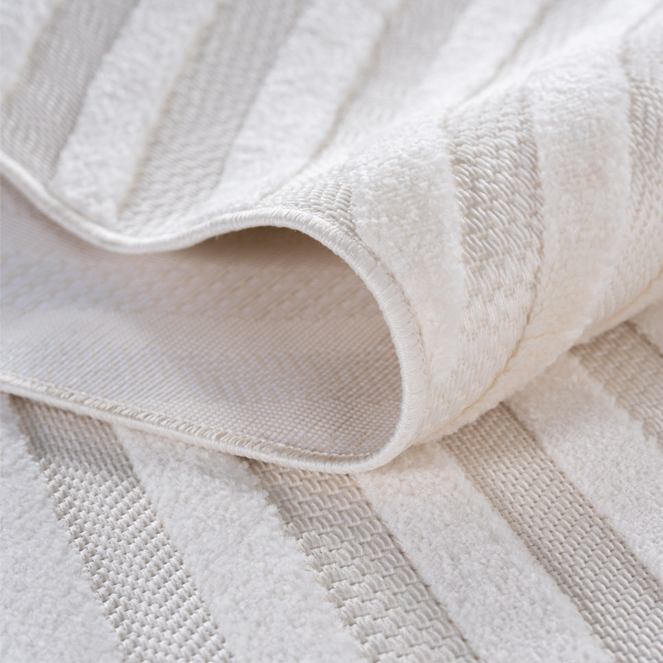 Doha Buitenkleed - Japandi - Modern - In & Outdoor - Vloerkleed voor Tuin Terras Balkon- Creme