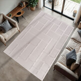 Doha Buitenkleed Luxury - In & Outdoor - Vloerkleed voor Tuin Terras Balkon- Creme