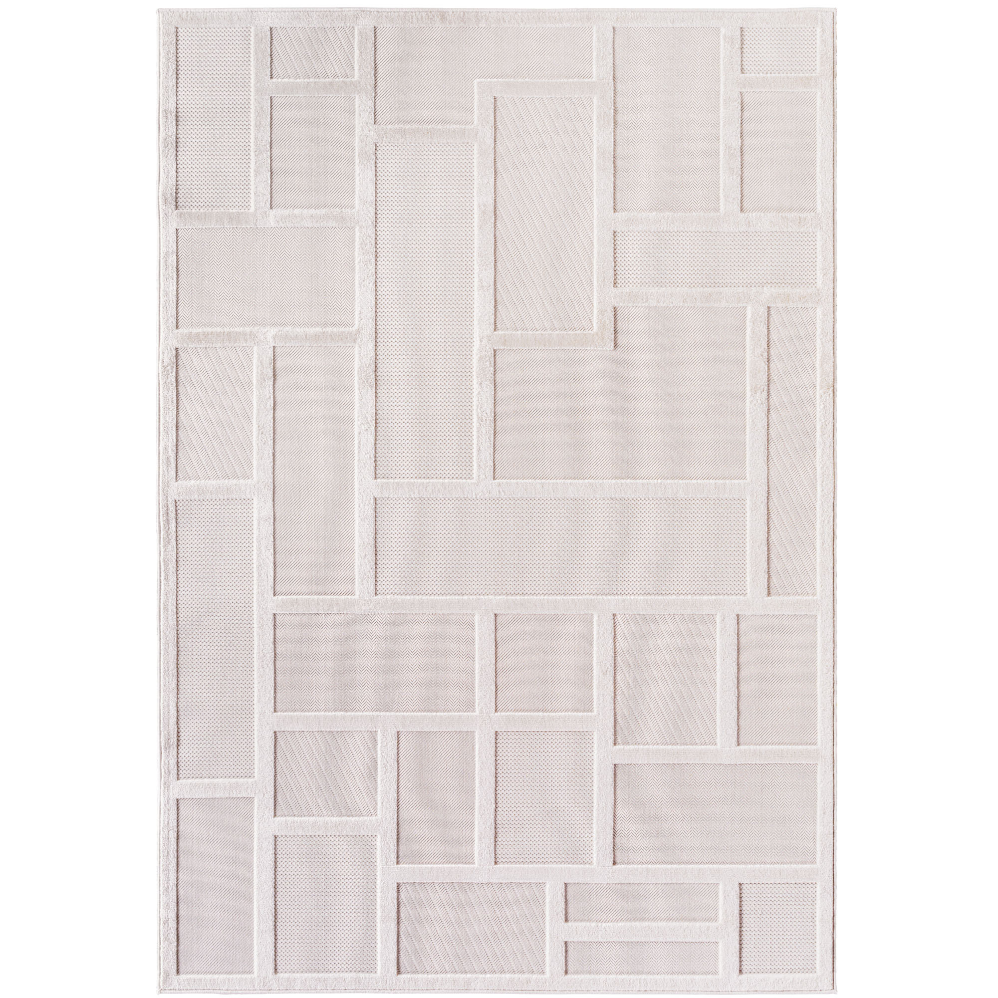 Doha Buitenkleed Luxury - In & Outdoor - Vloerkleed voor Tuin Terras Balkon- Creme