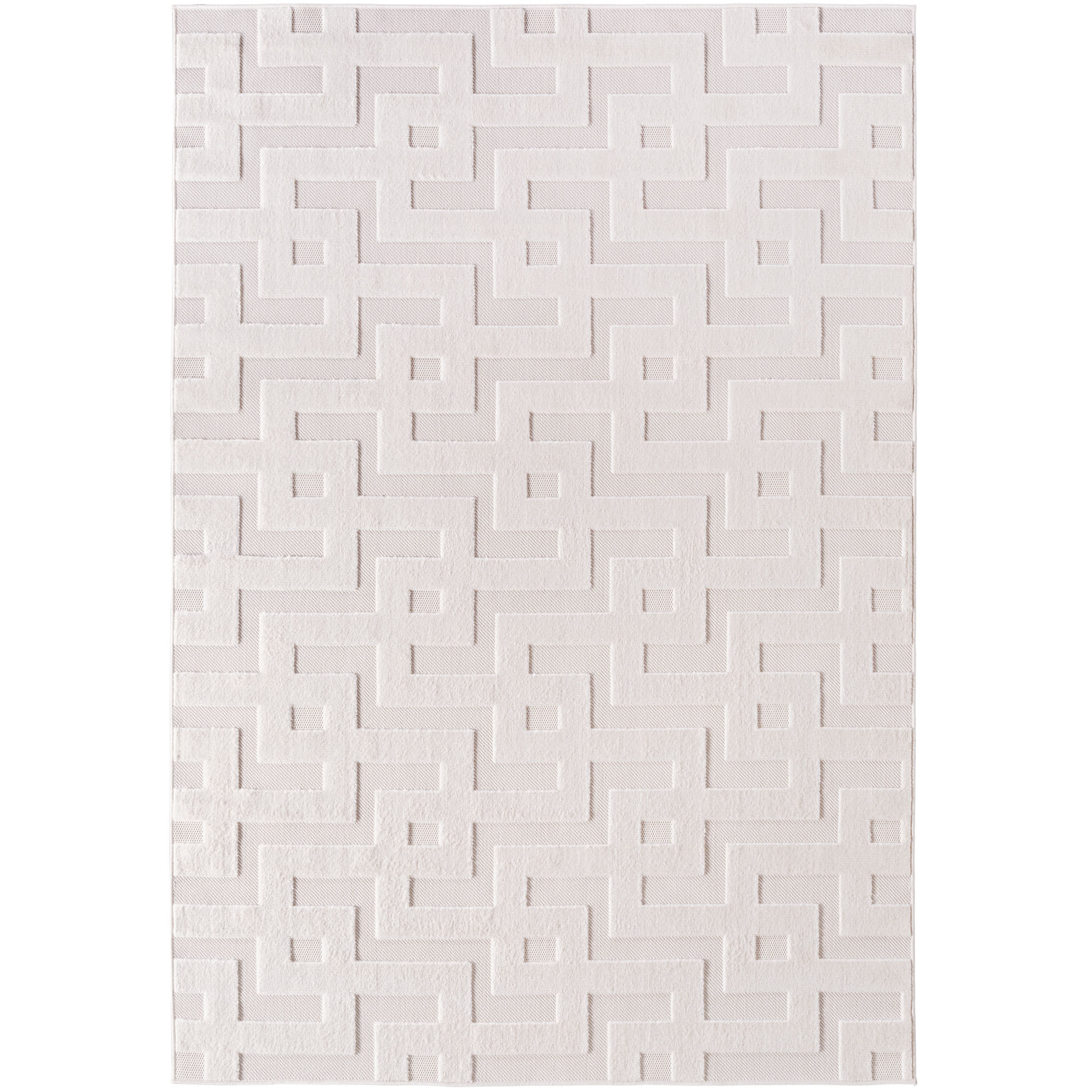 Doha Buitenkleed Heaven - In & Outdoor - Vloerkleed voor Tuin Terras Balkon- Creme