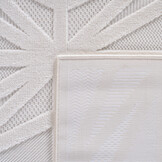 Doha Buitenkleed Palm - In & Outdoor - Vloerkleed voor Tuin Terras Balkon- Creme