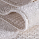 Doha Buitenkleed Effen - In & Outdoor - Vloerkleed voor Tuin Terras Balkon- Creme