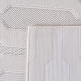 Doha Buitenkleed Effen - In & Outdoor - Vloerkleed voor Tuin Terras Balkon- Creme