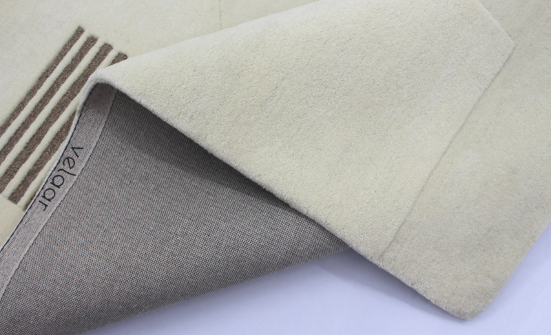 Organisch Vloerkleed Form Creme/Beige – 100% Wol - Japandi