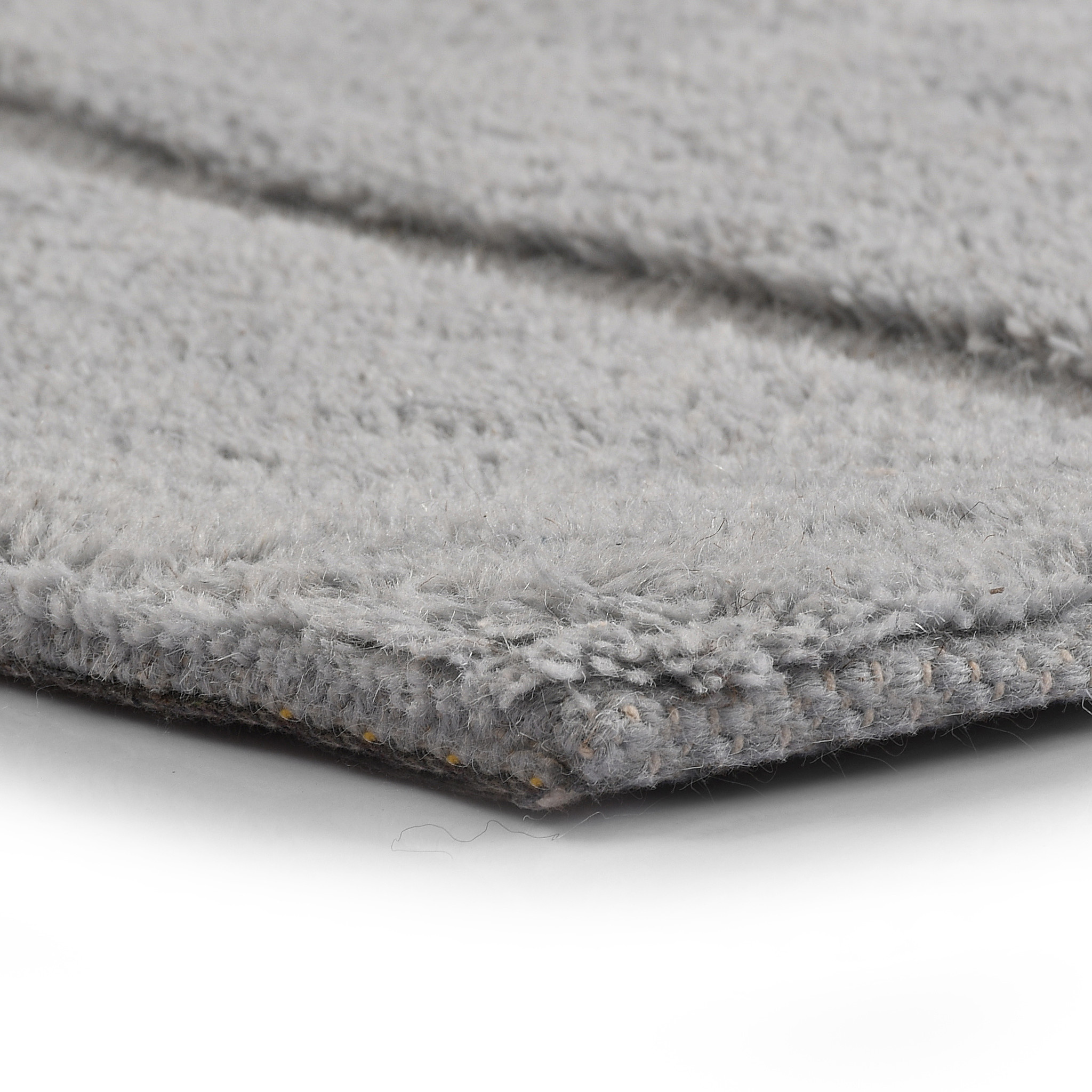 Outlet - 100% Wol Japandi Vloerkleed Bermuda - 100% Wol - Laagpolig Tapijt - Grijs