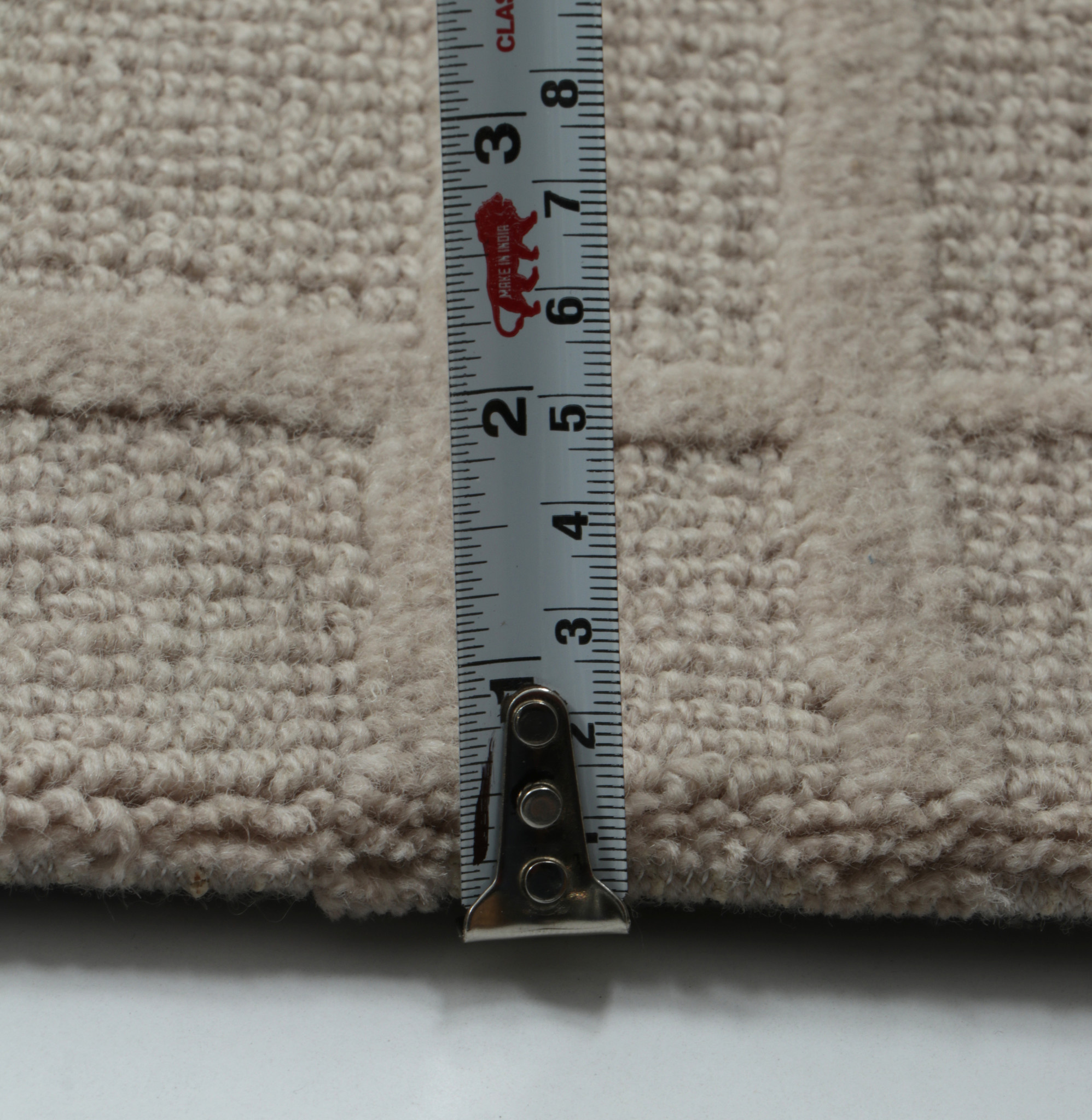 Outlet - Abstract Vloerkleed Celso - 100% Wol - Laagpolig - Beige