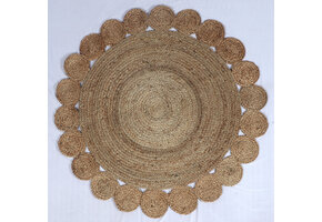 Vloerkleed Jaipur Jute - Rond Tapijt - 100% Jute - Natur