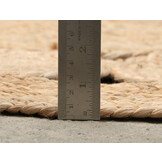 Vloerkleed Jaipur Jute - Rond Tapijt - 100% Jute - Natur