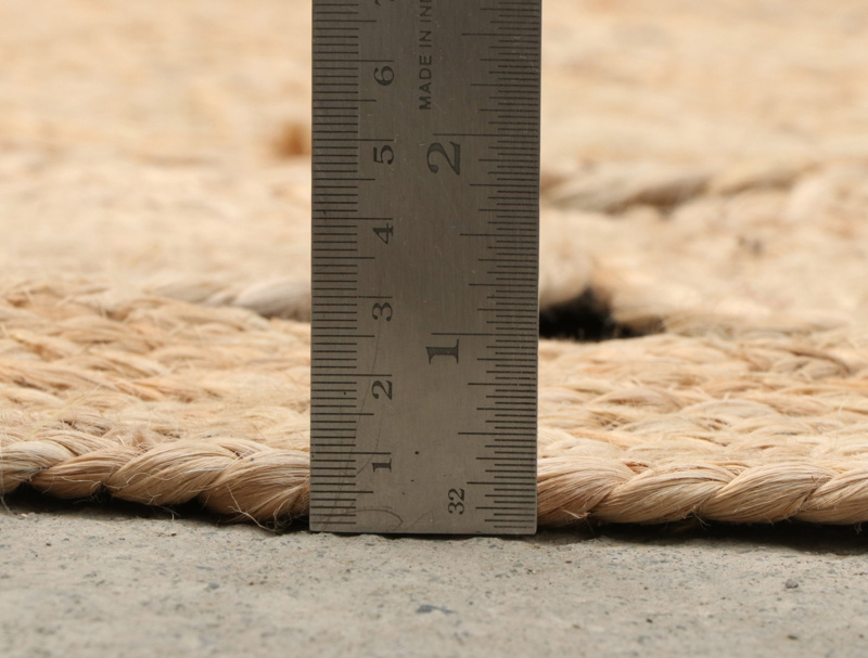 Vloerkleed Jaipur Jute - Rond Tapijt - 100% Jute - Natur